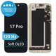 Écran Soft OLED 120Hz pour iPhone 17 Pro - Vitre tactile + Châssis, DIAGNOSTIC