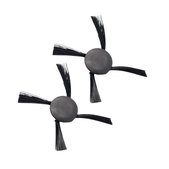 Brosse latérale, 2 pcs, Noir pour Vorwerk Kobold VR100, Neato Botvac D3,D4, D5, D6, D7, D8, D9, D10