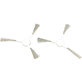 Brosse latérale, 2 pcs, Blanc pour Xiaomi Dreame S10, S10 Pro, Dreame Bot L10 Ultra, L10s Pro Ultra, Mi Robot Vacuum X10+