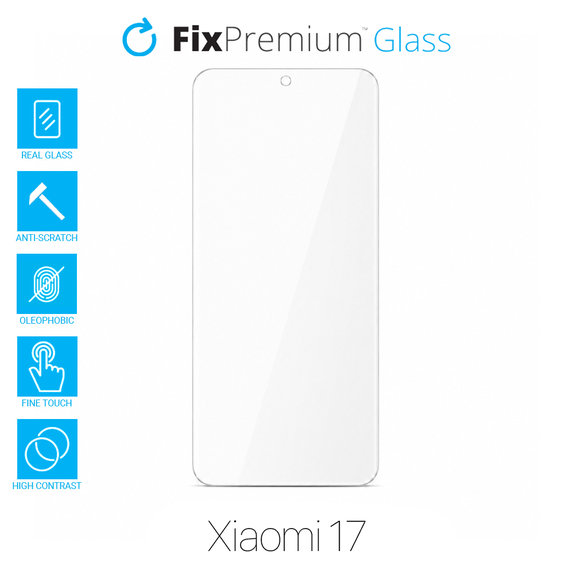FixPremium Glass - Verre trempé pour Xiaomi 17