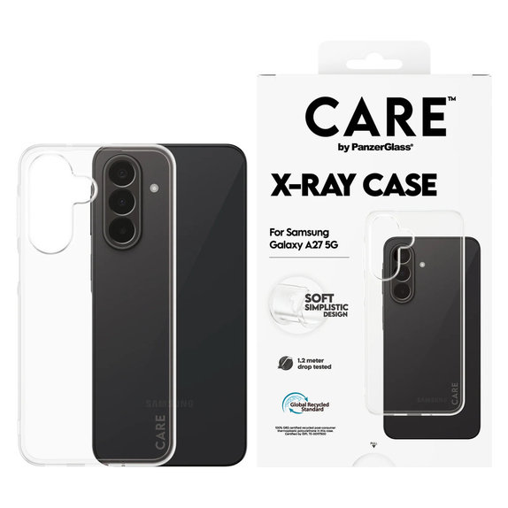 Étui X-Ray pour Samsung Galaxy A27, Transparent, PanzerGlass