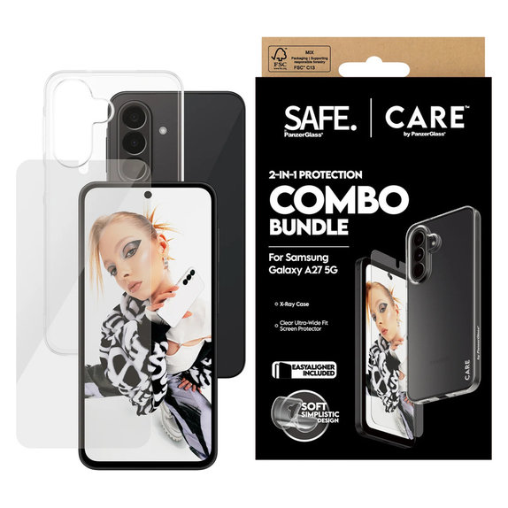 Bundle 2-en-1 pour Samsung Galaxy A27, PanzerGlass