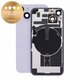 Verre de coque arrière pour iPhone 14, Purple, Pulled A