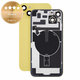 Verre de coque arrière pour iPhone 14 Plus, Yellow, Pulled A