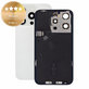 Verre de coque arrière pour iPhone 15 Pro, White Titanium, Pulled A