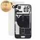 Verre de coque arrière pour iPhone 15 Plus, Yellow, Pulled A