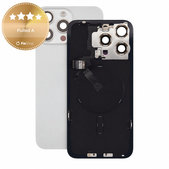 Verre de coque arrière pour iPhone 15 Pro Max, White Titanium, Pulled A