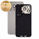 Verre de coque arrière pour iPhone 15 Pro Max, Natural Titanium, Pulled A