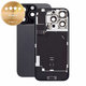Verre de coque arrière pour iPhone 16 Pro, Black Titanium, Pulled A