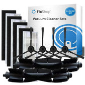 Kit de pièces de rechange pour Rowenta X-Plorer S75s (2x Brosses principales, 4x Filtres, 4x Brosses latérales)