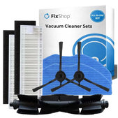 Kit de pièces de rechange pour Rowenta X-Plorer S75s (1x Brosse principale, 2x Filtres, 2x Brosses latérales, 2x Lingettes de lavage)