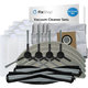 Kit de pièces de rechange pour Xiaomi Viomi Alpha 2 PRO, V5 PRO, V5 (2x Brosses principales, 4x Filtres, 4x Brosses latérales, 4x Lingettes de lavage, 4x Sacs à poussière)