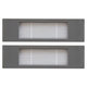 Filtre à poussière, 2 pièces pour Ecovacs Deebot N-series, T-series, Ozmo-series