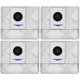 Sac à poussière, 4 pièces, Antibactérien et élimination des odeurs pour Ecovacs Deebot T-series, X-series