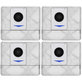 Sac à poussière, 4 pièces, Antibactérien et élimination des odeurs pour Ecovacs Deebot T-series, X-series