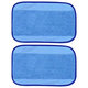 Chiffon de vadrouille, 2 pièces, Lavage humide léger pour iRobot Braava jet 300-series, Mint 4000, 5000-series