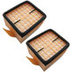 Filtre à poussière, 2 pièces pour Vorwerk Kobold VK135, VK136