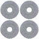 Chiffon de vadrouille, 4 pièces pour Xiaomi Roborock Qrevo Curv, Qrevo Edge