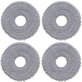 Chiffon de vadrouille, 4 pièces pour Xiaomi Roborock Qrevo Curv, Qrevo Edge