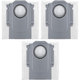 Sac à poussière, 3 pièces pour Xiaomi Roborock Qrevo Curv, Qrevo Edge, S8 MaxV Ultra, S8 Max Ultra, Saros 10, Saros 10R, QV-series