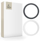 Anneau magnétique MagSafe MagMat MagSafe 2-PACK Black &, argentée, Tech-Protect