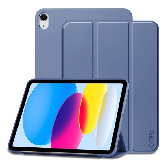 Coque Smart pour iPad 10.9" 10 / 2022 / 11" 11 / 2025, bleue, Tech-Protect
