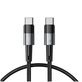 Câble Ultraboost USB-C Cable PD 60W / 3A 25CM, grise, Tech-Protect