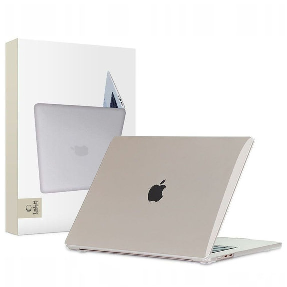 Coque Smartshell pour MacBook Air 15 M2-M5 2023-2026, Crystal Clear, Tech-Protect
