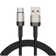 Câble Ultraboost Evo USB-C Cable 100W/5A 200cm, Titanium, Tech-Protect