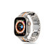 Bracelet Stainless Line pour Apple Watch 8 / 9 / 10 / 11 / SE / Ultra (44 / 45 / 46 / 49 mm), Titanium/Orange, Tech-Protect