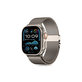 Bracelet Milano pour Apple Watch 8 / 9 / 10 / 11 / SE / Ultra (44 / 45 / 46 / 49 mm), Titanium, Tech-Protect