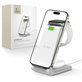 Chargeur sans fil QI15W-A36 3IN1 for Apple, blanche, Tech-Protect