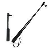 Perche selfie avec trépied GA100 pour GoPro / DJI / INSTA360, noire, Tech-Protect
