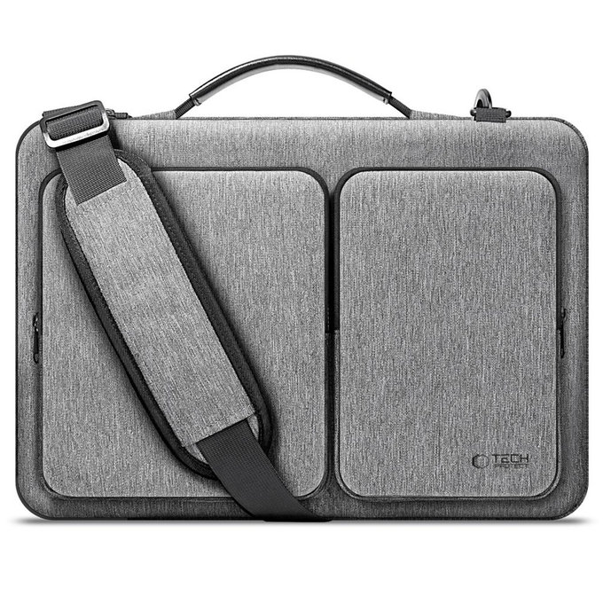 Housse pour ordinateur portable Defender Bag 13-14, Crayon Grey, Tech-Protect