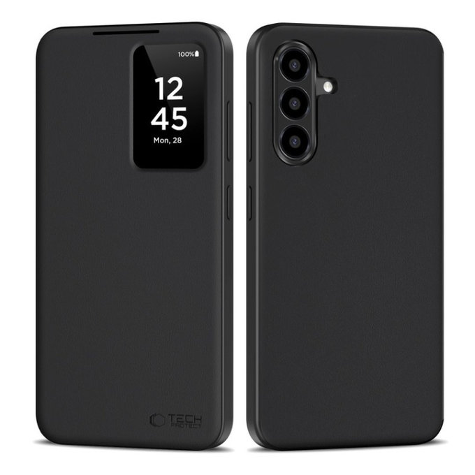 Coque Smart Wallet pour Samsung A56 5G, Matte Black, Tech-Protect