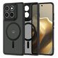 Coque MagMat MagSafe pour Motorola Edge 60 Pro, Matte Black, Tech-Protect
