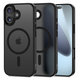 Coque MagMat MagSafe pour iPhone 17, Matte Black, Tech-Protect