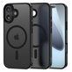 Coque MagMat MagSafe pour iPhone 17, Matte Black, Tech-Protect