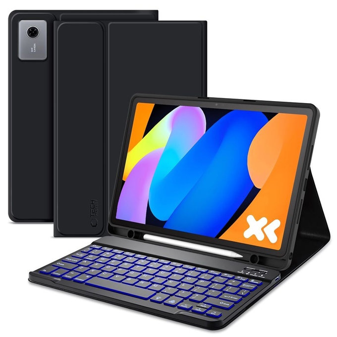 Coque Sc Pen + Keyboard pour Lenovo Idea Tab / K11 Gen 2 11.0 TB-336, noire, Tech-Protect