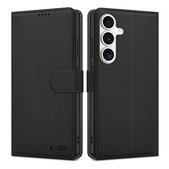 Coque Wallet pour Samsung S25 FE, noire, Tech-Protect