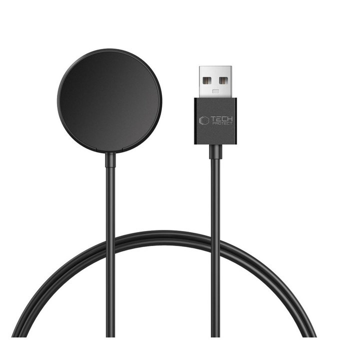 Câble MC03 Ultraboost Magnetic Charging USB Cable 100cm pour Samsung Watch, noire, Tech-Protect