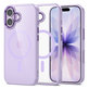 Coque MagMat MagSafe pour iPhone 17, Lavender/Clear, Tech-Protect