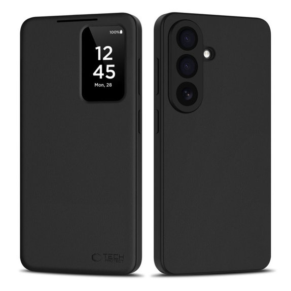 Coque Smart Wallet pour Samsung S26, Matte Black, Tech-Protect