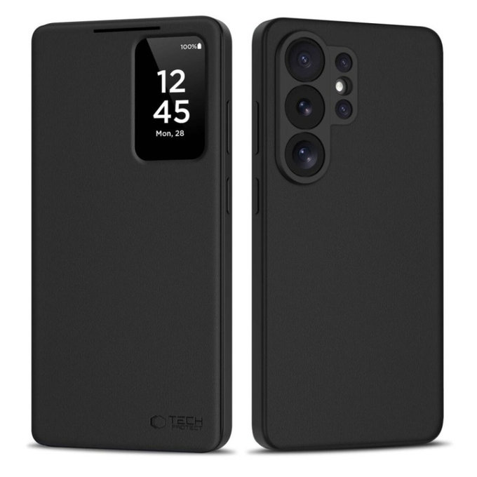 Coque Smart Wallet pour Samsung S26 Ultra, Matte Black, Tech-Protect