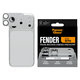 Protection d'objectif Fender pour iPhone 18 Pro, Argent, PanzerGlass