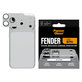 Protection d'objectif Fender pour iPhone 18 Pro, Argent, PanzerGlass
