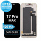 Écran Soft OLED 120Hz pour iPhone 17 Pro Max, Tactile avec cadre, FixPremium PRO