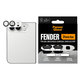 Protection d'objectif Fender pour iPhone Duo, Blanc, PanzerGlass
