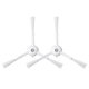 Brosse latérale, 2 pièces, Blanche pour Roborock S8 MaxV Ultra, S8 Max Ultra