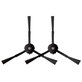 Brosse latérale, 2 pièces, Noir pour Roborock S8 MaxV Ultra, S8 Max Ultra